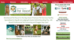 Desktop Screenshot of brentwoodpetresort.com